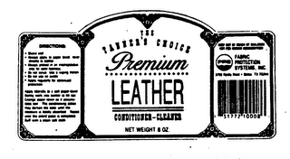 THE TANNER'S CHOICE PREMIUM LEATHER CONDITIONER-CLEANER logo