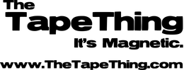 THE TAPETHING IT'S MAGNETIC WWW.THETAPETHING.COM logo