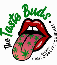 THE TASTE BUDS EST. 2018 HIGH QUALITY CUISINES logo