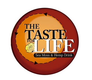 THE TASTE FOR LIFE SEA MOSS & HEMP DRINK logo