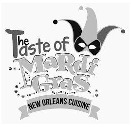 THE TASTE OF MARDI GRAS NEW ORLEANS CUISINE logo