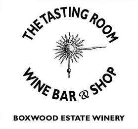 THE TASTING ROOM WINE BAR & SHOP BOXWOOD ESTATE WINERY logo