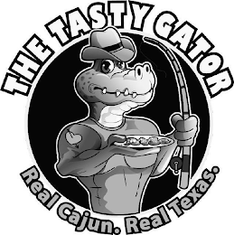 THE TASTY GATOR REAL CAJUN. REAL TEXAS. logo