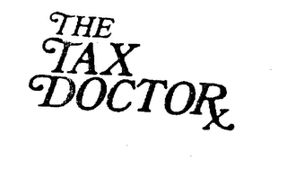 THE TAX DOCTOR RX logo