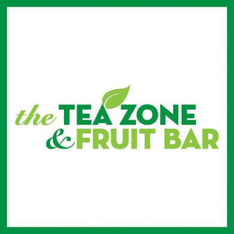 THE TEA ZONE AND FRUIT BAR logo
