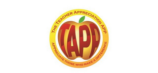 THE TEACHER APPRECIATION APP TAPP APPRECIATE THOSE WHO MAKE A DIFFERENCE logo