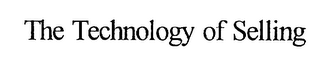 THE TECHNOLOGY OF SELLING logo