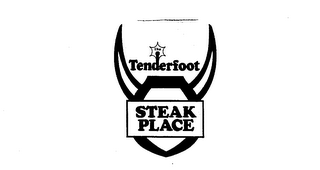 THE TENDERFOOT STEAK PLACE logo