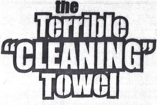 THE TERRIBLE "CLEANING" TOWEL logo