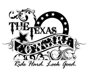 THE TEXAS COWGIRL RIDE HARD. LOOK GOOD. logo