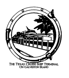 THE TEXAS CRUISE SHIP TERMINAL ON GALVESTON ISLAND logo