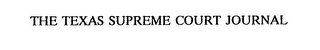 THE TEXAS SUPREME COURT JOURNAL logo