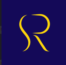THE TEXT HER IS A SHAPE OF A S AND R FOR THE NAME SHE REIGNS logo