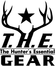 T.H.E. THE HUNTER'S ESSENTIAL GEAR logo
