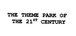 THE THEME PARK OF THE 21ST CENTURY logo