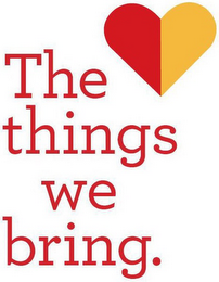 THE THINGS WE BRING. logo