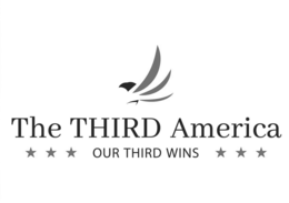 THE THIRD AMERICA OUR THIRD WINS logo