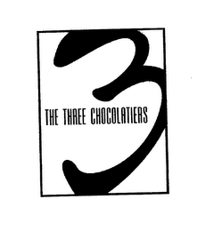 THE THREE CHOCOLATIERS 3 logo
