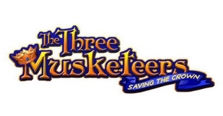 THE THREE MUSKETEERS SAVING THE CROWN logo