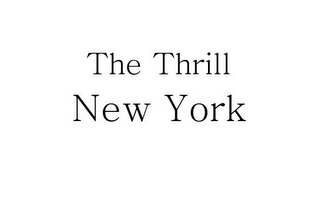 THE THRILL NEW YORK logo