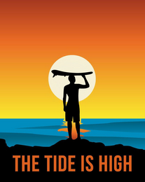 THE TIDE IS HIGH logo
