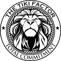 THE TIKI FACTOR TOTAL COMMITMENT logo