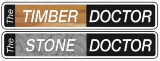THE TIMBER DOCTOR THE STONE DOCTOR logo