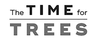THE TIME FOR TREES logo
