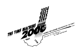 THE TIME MACHINE 2000 2002 2003 2004 GLOBAL MILLENIUM ENGINEERING FACTORY SOLUTIONS FOR YOUR BUSINESS...FOR 2000 AND BEYOND 1996 1997 logo