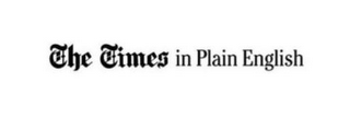 THE TIMES IN PLAIN ENGLISH logo