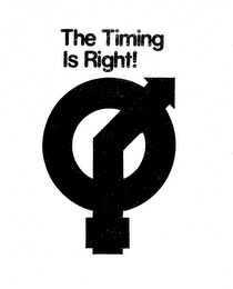 THE TIMING IS RIGHT! logo