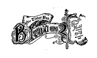 THE TINDER BOX BLEND NO 2 HAND BLENDED SINCE 1928 logo