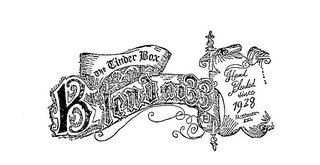 THE TINDER BOX BLEND NO 33 HAND BLENDED SINCE 1928 logo