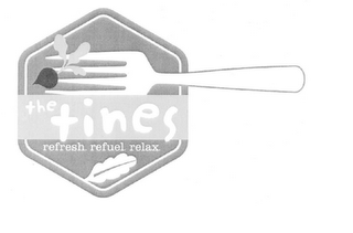 THE TINES REFRESH. REFUEL. RELAX. logo