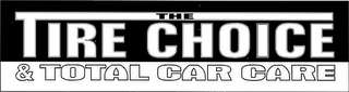 THE TIRE CHOICE & TOTAL CAR CARE logo