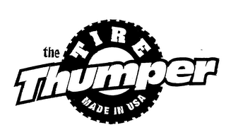 THE TIRE THUMPER MADE IN USA logo
