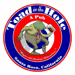 THE TOAD IN THE HOLE logo