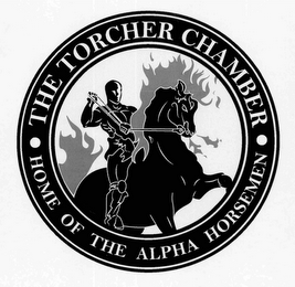 THE TORCHER CHAMBER HOME OF THE ALPHA HORSEMEN logo