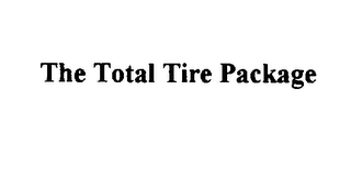 THE TOTAL TIRE PACKAGE logo