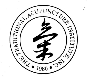 THE TRADITIONAL ACUPUNCTURE INSTITUTE, INC. 1980 logo
