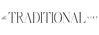 THE TRADITIONAL LIST logo