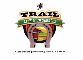 THE TRAIL SIPPIN TO SADDLES A DISCOVER TENNESSEE TRAIL AND BYWAY logo