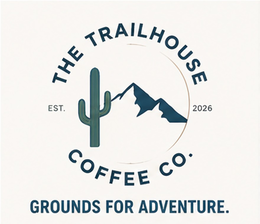 THE TRAILHOUSE COFFEE CO. EST. 2026  GROUNDS FOR ADVENTURE logo