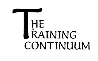 THE TRAINING CONTINUUM logo