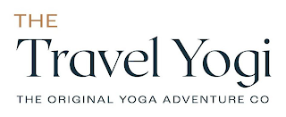 THE TRAVEL YOGI THE ORIGINAL YOGA ADVENTURE CO logo