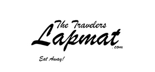 THE TRAVELERS LAPMAT.COM EAT AWAY! logo