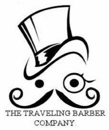 THE TRAVELING BARBER COMPANY logo