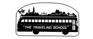 "THE TRAVELING SCHOOL" logo