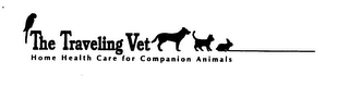 THE TRAVELING VET HOME HEALTH CARE FOR COMPANION ANIMALS logo