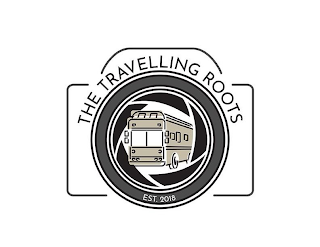 THE TRAVELLING ROOTS EST. 2018 logo